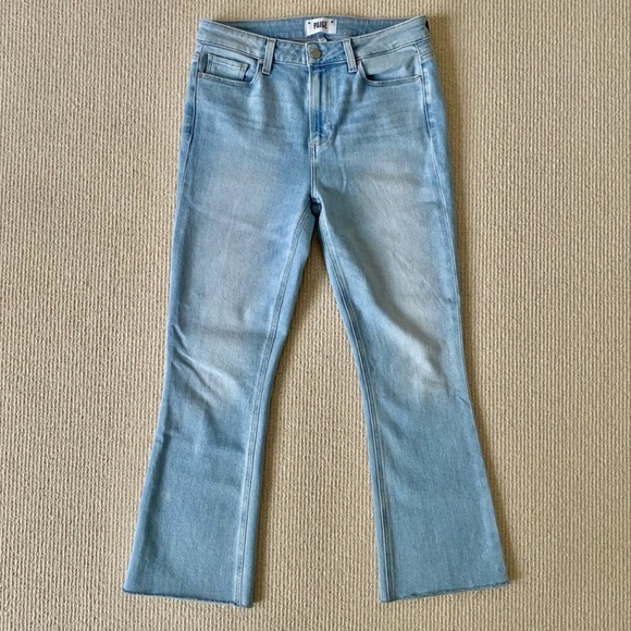 PAIGE Colette Raw Hem Flare Jean size 29 - Picture 1 of 4